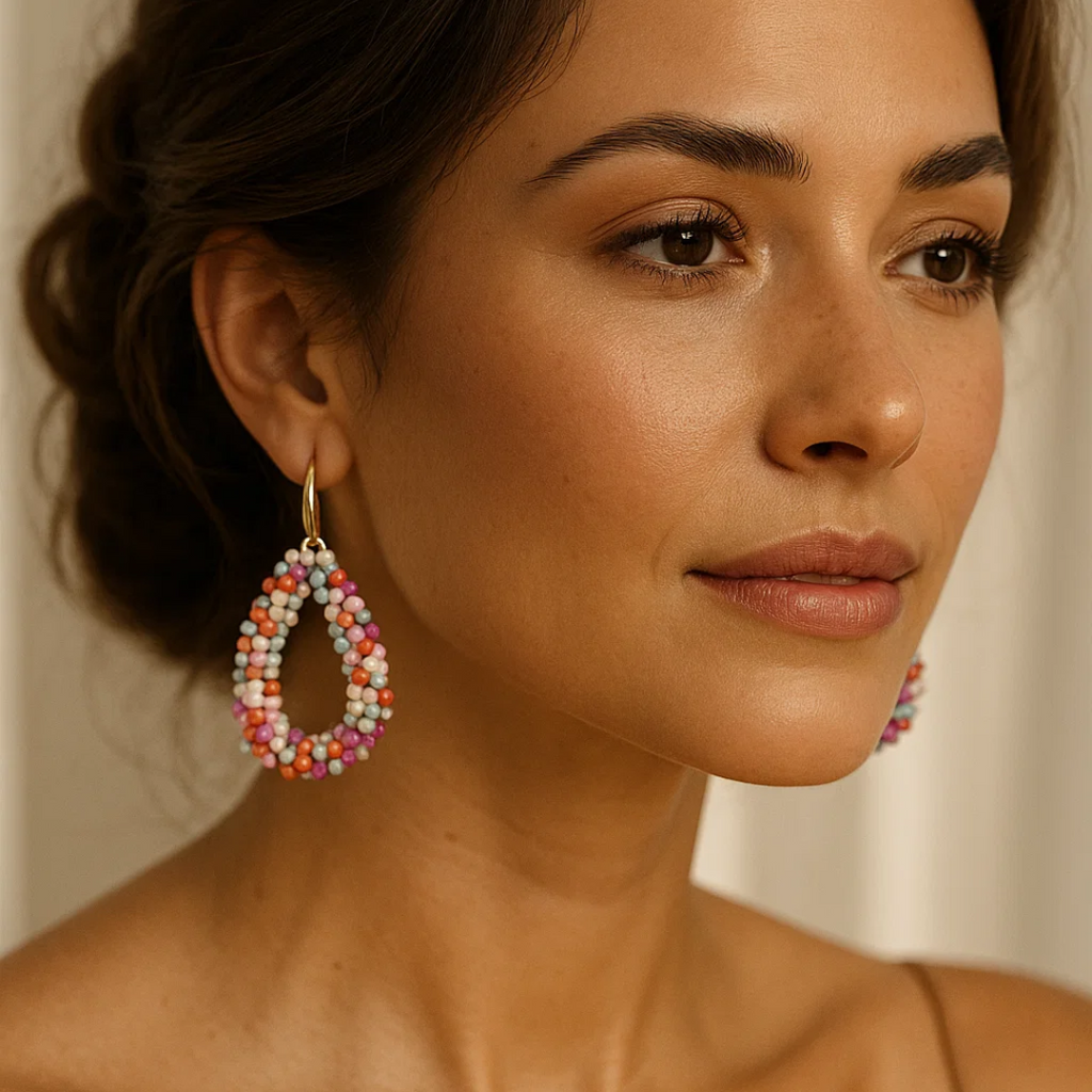 Perlenohrhänger Riviera