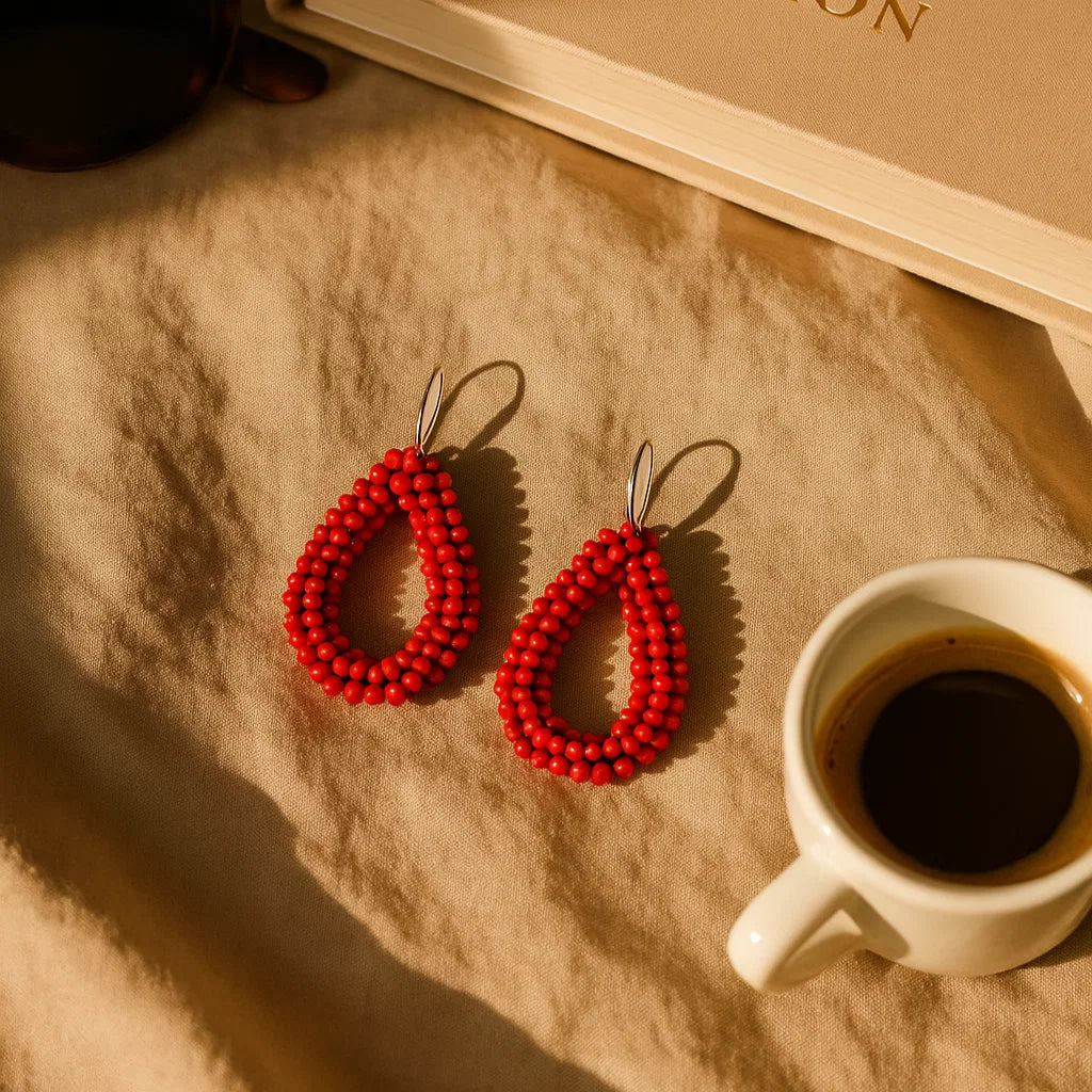 Perlenohrhänger Riviera